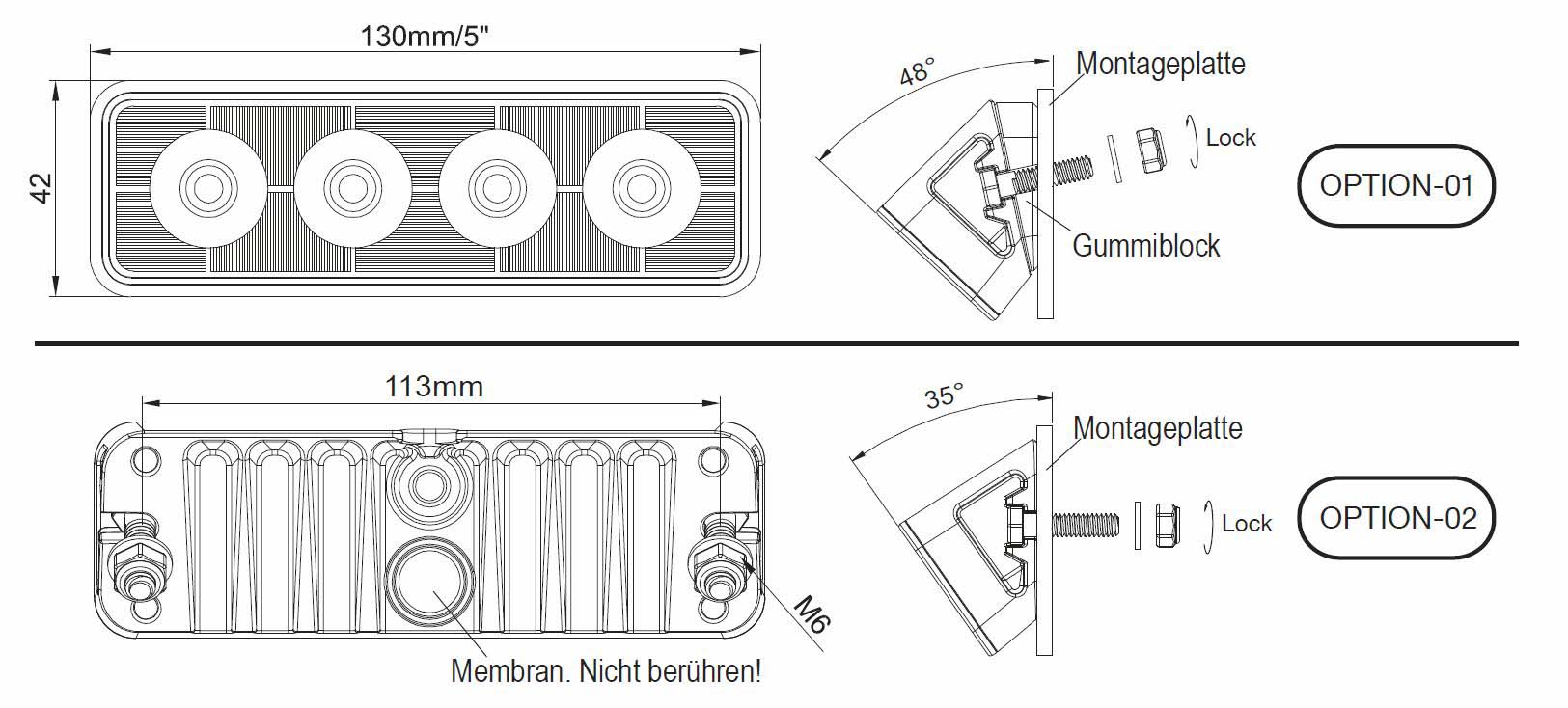 24W ARBEITS- & RÜCKSCHEINWERFER 2800 LM