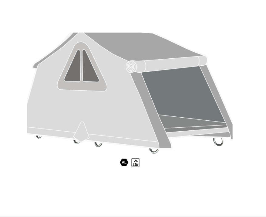 Bodenstandfüße Overland/Air-Camping