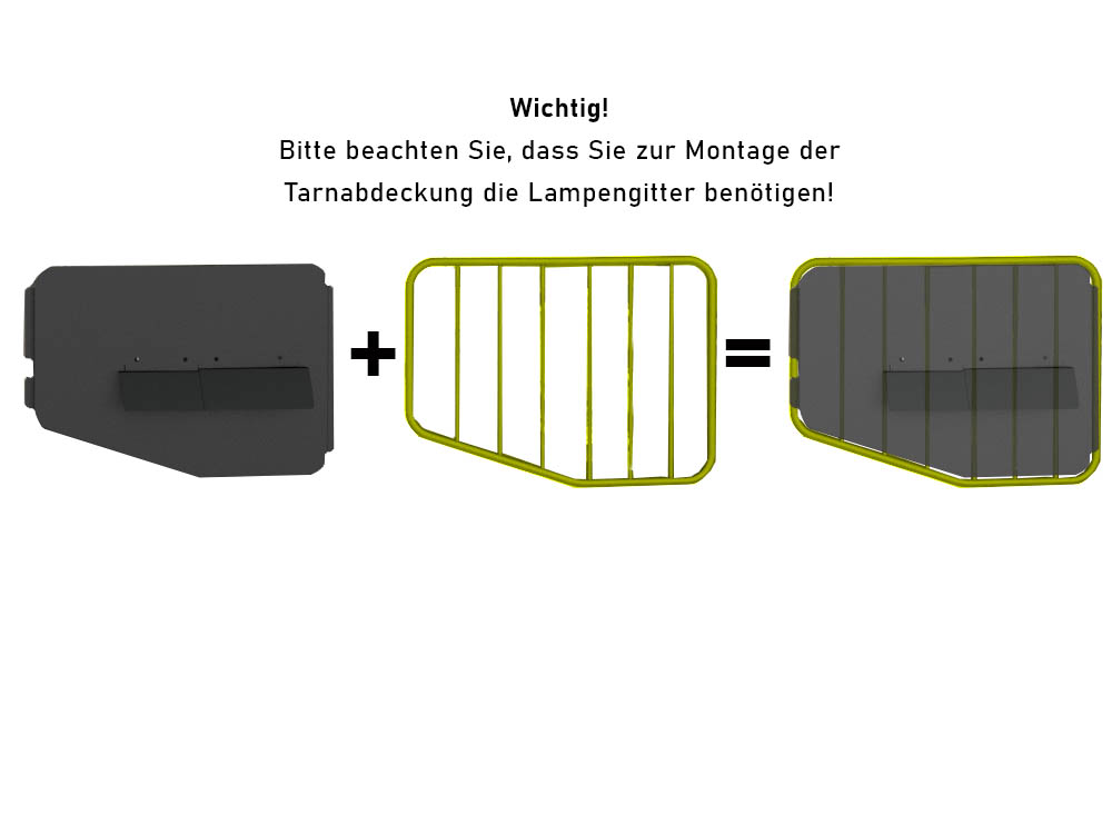 TARNABDECKUNG SCHEINWERFER