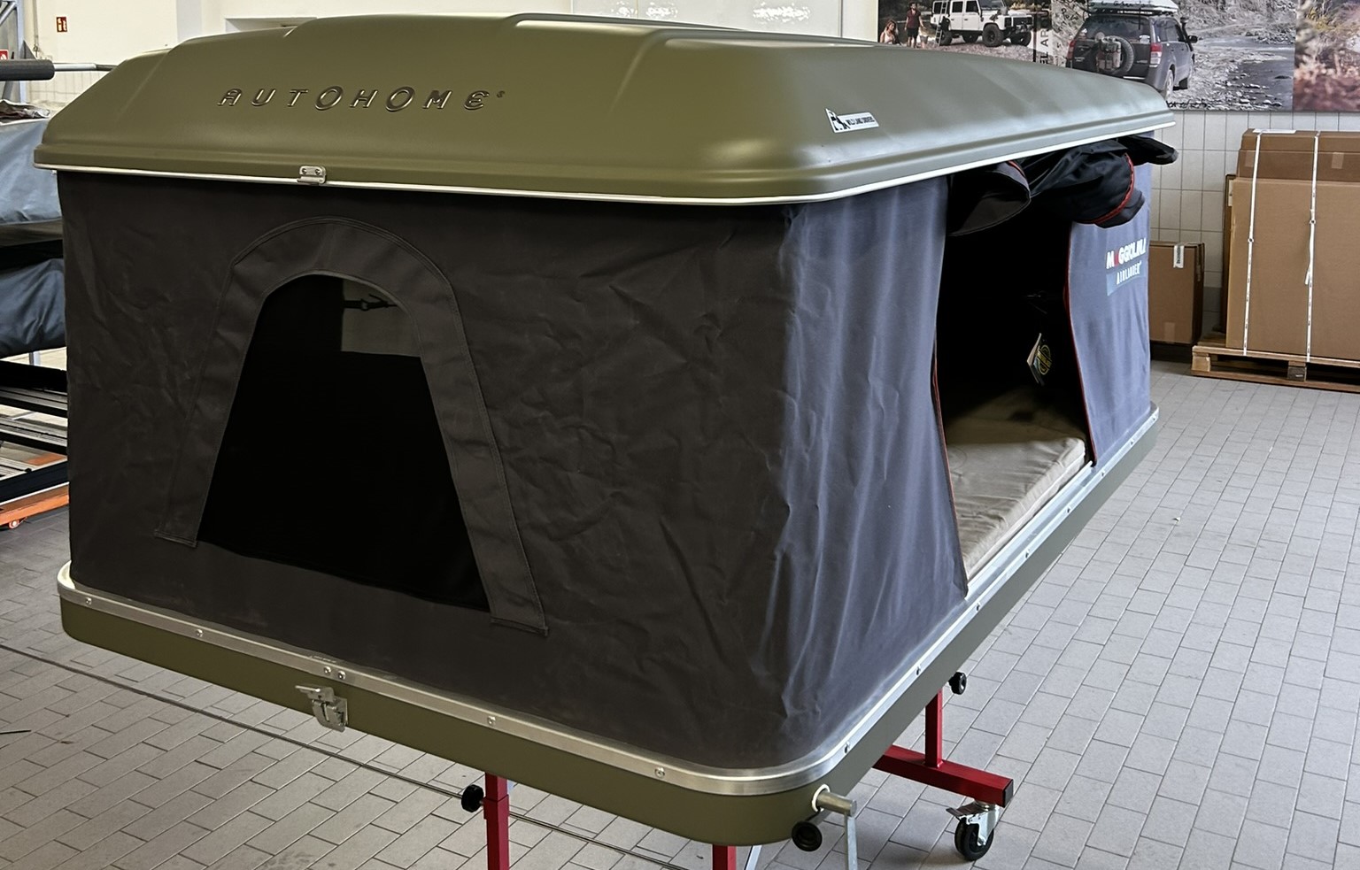 Dachzelt „Juri“ - Airlander Plus Medium "foliert olivgrün"