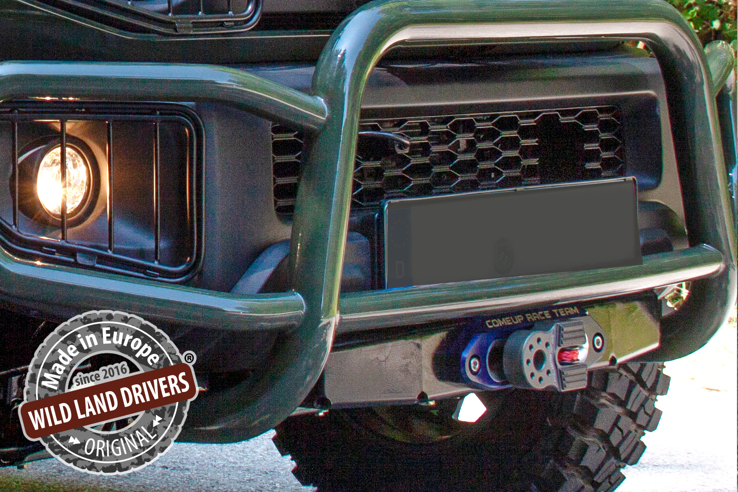 Seilwinden Konsole Front mit Platte Suzuki Jimny 