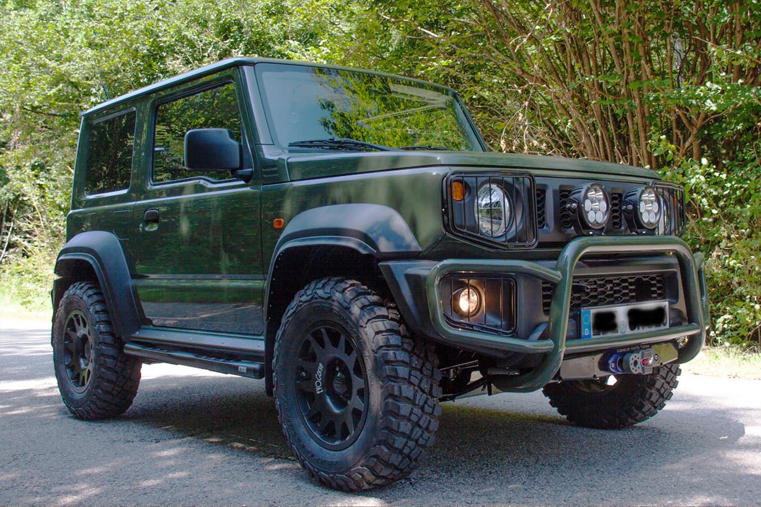 FRONTSCHUTZBÜGEL SUZUKI JIMNY GJ HJ MIT FLÜGEL