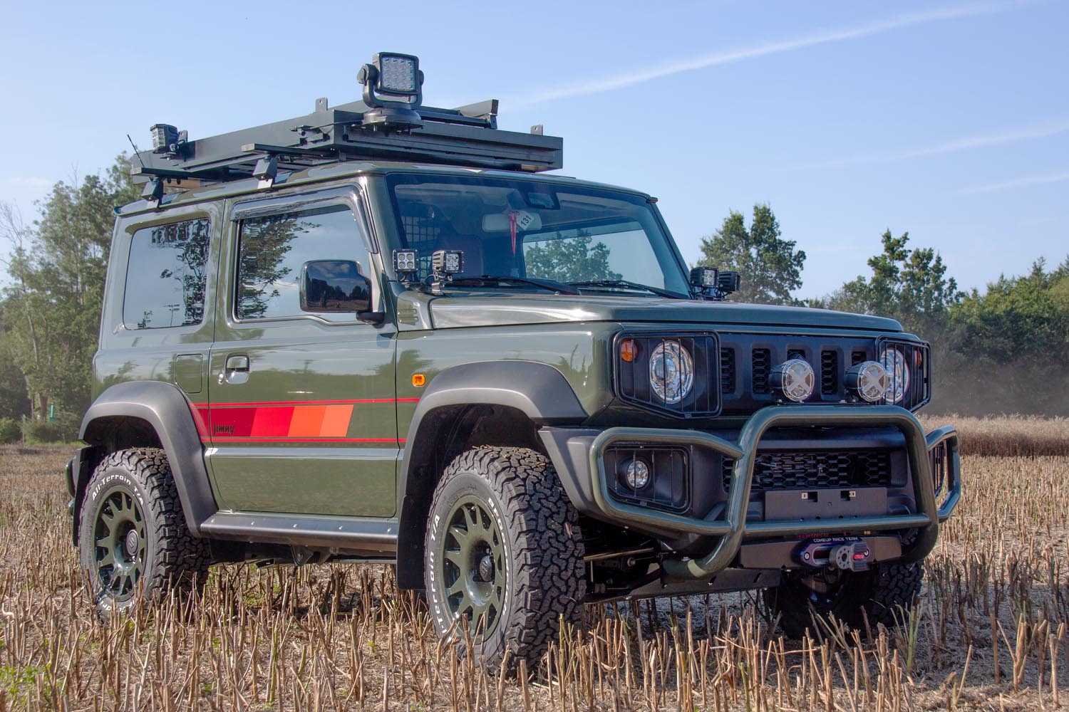 Frontschutzbügel Suzuki Jimny GJ HJ mit Flügel
